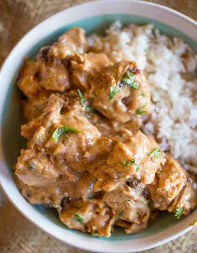 placeholder for Slow Cooker Thai Peanut Chicken
